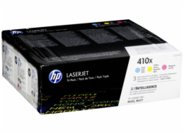 HP 410X 3-pack High Yield Cyan/Magenta/Yellow Original LaserJet Toner Cartridges (CF252XM) (5,000 / 5,000 / 5,000 pages)