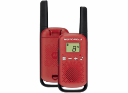 Motorola TALKABOUT T42 two-way radio 16 channels Black Red