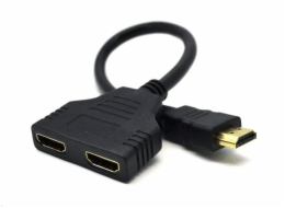 GEMBIRD Dat přepínač HDMI splitter, pasivní, kabel, 2 cesty