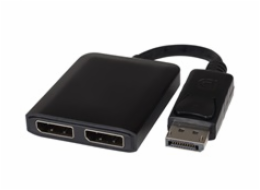 PremiumCord  adaptér DisplayPort  -  2x DisplayPort, rozšíření + zrcadlení obrazu, 4K*2K@30Hz