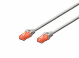 Digitus Patch Cable, CAT 6 UTP, AWG 26, měď, šedý 15m