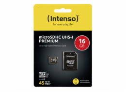 Intenso microSDHC Card      16GB Class 10 UHS-I Premium