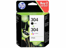 HP 304 Ink Cartridge Combo 2-Pack (120 / 100 pages)