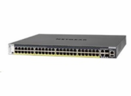 NETGEAR M4300-52G-PoE+ 1000W PSU Řízený L2/L3/L4 Gigabit Ethernet (10/100/1000) Podpora napájení po Ethernetu (PoE) 1U Černá