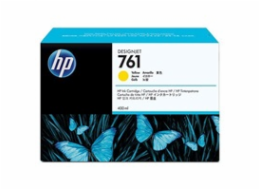 HP 761 Yellow DJ Ink Cart, 400 ml, CM992A