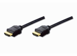 Digitus HDMI High Speed + Ethernet připojovací kabel, 2xstíněný, 5m 