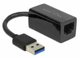 DeLOCK USB 3.2 Gen 1 adaptér, USB-A samec > RJ-45 samice