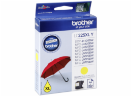 BROTHER INK LC-225XLY žlutý inkoust (až 1200 stran A4 dle ISO 24711)