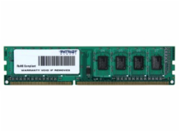 Patriot Memory 4GB PC3-10600 paměťový modul 1 x 4 GB DDR3 1333 MHz