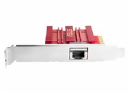 ASUS XG-C100C v2 Síťový adaptér 10GBase-T PCIe se zpětnou kompatibilitou 5/2,5/1G a 100Mb/s; RJ45 port a integrovaný QoS