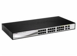 D-Link DGS-1210-28 28-port 10/100/1000 Base-T with 4 x 1000Base-T /SFP ports