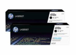 HP 410X originální tonerová kazeta dvojbalení černé CF410XD HP 410X Dvojbalení černých originálních tonerových kazet LaserJet s vysokou výtěžností