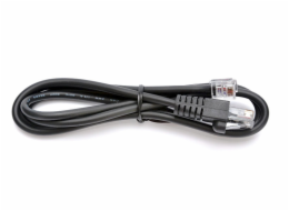 Virtuos kabel RJ12 9-12V pro pokladní zásuvku a tiskárnu/pokladnu, 1,1 m, černý