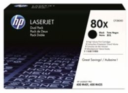 CF280XD toner čierny HP 80X Dual pack