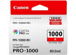 Canon CARTRIDGE PFI-1000R červená pro ImagePROGRAF PRO-1000 (935 str.)