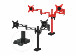 ARCTIC Z2 red - dual monitor arm with USB Hub inte