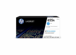 HP 655A Cyan Original LaserJet Toner Cartridge (CF451A) (10,500 pages)