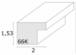 Deknudt S66KF1 P1          20x25 drevo bila s paspartou