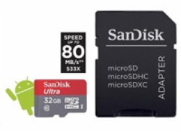 Paměťová karta SanDisk Extreme microSDHC 32GB 100/60 MB/s V30 A1 U3 4K (SDSQXAF-032G-GN6MA)