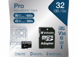 VERBATIM PRO 47041 microSDHC 32GB cl10