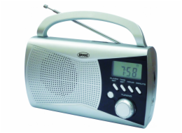 RÁDIO DIGITÁLNÍ B-6010 STŘÍBRNÉ  