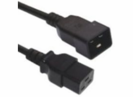 PREMIUMCORD Kabel napájecí 230V/16A prodlužovací 3m (konektory IEC 320 C19 - IEC 320 C20)