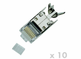 DATACOM Plug STP CAT7(6A) 8p8c- RJ45 drát (10ks)