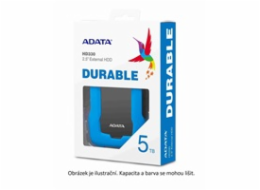 ADATA Externí HDD 5TB 2,5" USB 3.1 HD330, BLACK COLOR BOX, černý (gumový, nárazu odolný)