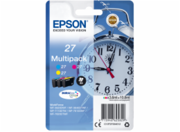 EPSON ink Multipack 3-colour "Budík" 27 DURABrite Ultra Ink