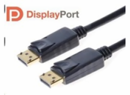 PREMIUMCORD DisplayPort 1.2 přípojný kabel M/M, zlacené konektory, 1m