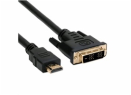 C-TECH kabel HDMI-DVI, M/M, 1,8m