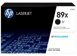 HP 89X Black LaserJet Toner Cartridge (10,000 pages)