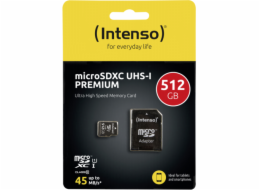 Intenso microSDXC Cards    512GB Class 10 UHS-I Premium