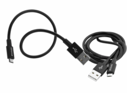 Verbatim Micro USB Cable Sync & Charge 100cm cerna + 30 cm cerna