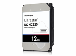 WD ULTRASTAR HE12 12000GB, 3,5", 0F30146 Western Digital Ultrastar® HDD 12TB (HUH721212ALE604) DC HC520 3.5in 26.1MM 256MB 7200RPM SATA 512E SE (GOLD WD121KRYZ)