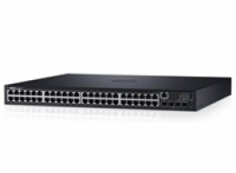 Dell N1548 Dell Networking N1548, 48x 1GbE + 4x 10GbE SFP+ fixed ports, Stacking, IO to PSU airflow, AC