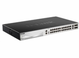 D-Link DGS-3130-30TS D-Link DGS-3130-30TS/E L3 Stackable Managed Gigabit Switch, 24x gigabit, 2x 10GBASE-T, 4x SFP+