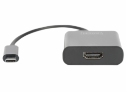 DIGITUS USB Type-C HDMI grafický adaptér 4K/30Hz cerný