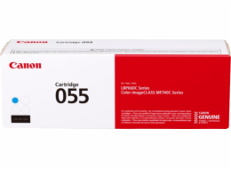 Canon TONER CRG-055 azurový pro i-SENSYS LBP663Cdw, LBP664Cx, MF742Cdw, MF744Cdw (2 100 str.)