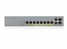 Zyxel GS1350-12HP 12 Port smart managed CCTV PoE switch, long range, 130W, 10x GbE, 2x SFP