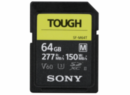 Sony SDXC M Tough series    64GB UHS-II Class 10 U3 V60