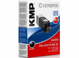 KMP C107BPIX cartridge sw komp. s Canon PGI-570 XL PGBK