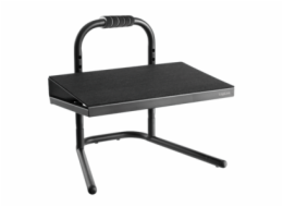 LogiLink EO0007 opěrka pro nohy (š x h) 400 mm x 339 mm ergonomické, výškově nastavitelné, s obložením z pěnové hmoty černá - Free-standing adjustable footrest