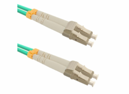 Qoltec LC/UPC Fiber Optic Patch Cord - LC/UPC | Multimode | 50/125 | OM3 | Duplex | 3m