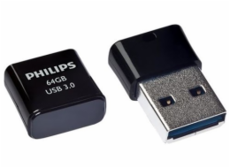 Philips USB 3.0             64GB Pico Edition Midnight Black FM64FD90B/00