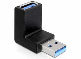 Redukce USB 3.0. A/M  - USB 3.0 A/F pod úhlem 90