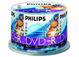 1x50 Philips DVD-R 4,7GB 16x SP