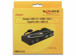 Delock USB-A stanice/replikátor (62461)