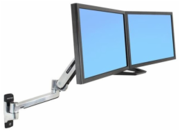 ERGOTRON LX 45-383-026 ERGOTRON LX HD Sit-Stand Wall Mount LCD Arm, Polished, velmi flexibilní rameno na zeď až 49"