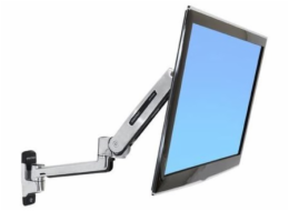 ERGOTRON LX Sit-Stand Wall Mount LCD Arm, Polished - flexibilní nástěnný držák pro minitory max. 42"